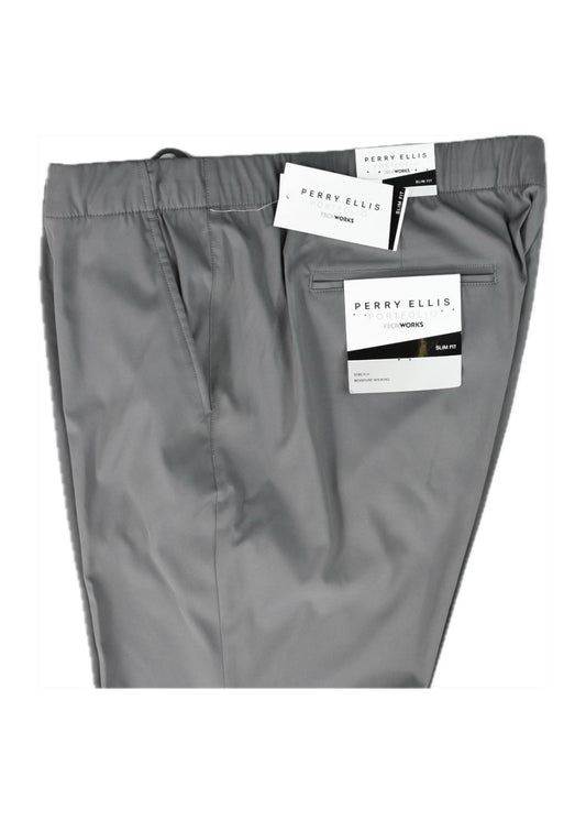 Perry Ellis Portfolio Men's Slim Drawstring Techworks Pants XXL 5RFB0138