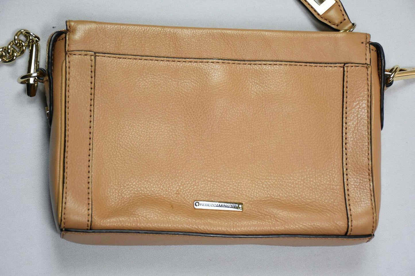 Rebecca Minkoff Khaki Mini Leather Crossbody Bag Purse New Bin4