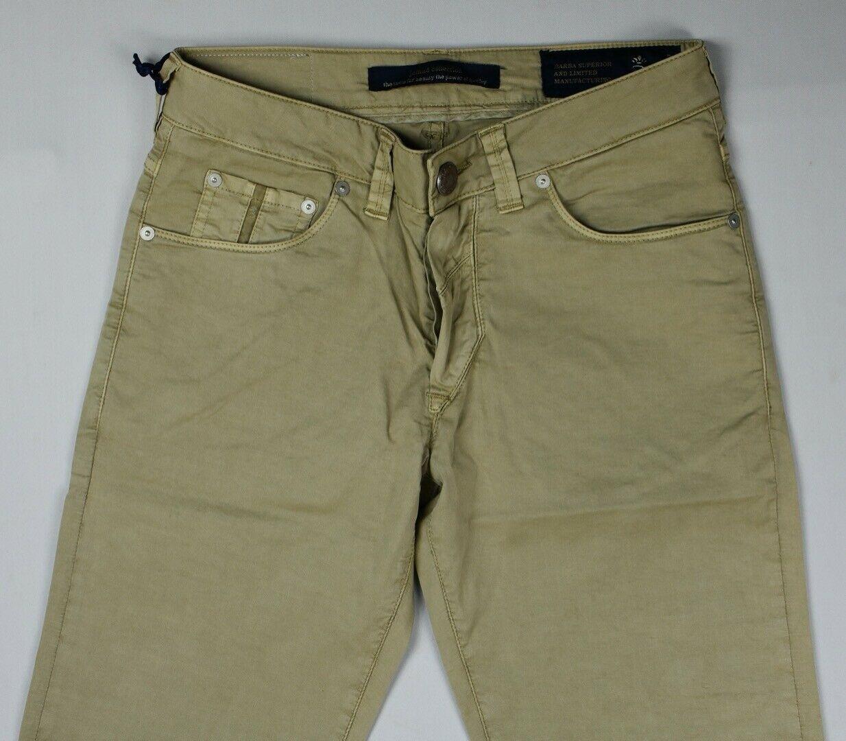 Barba Napoli Men's Limited Edition Khaki Jeans Size 34/49 New $325