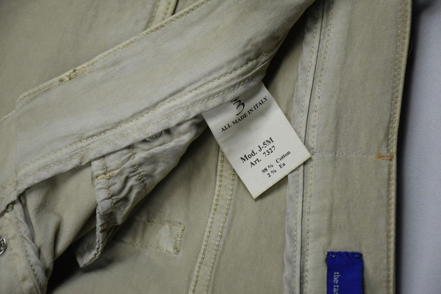 Barba Napoli Men's Limited Edition Khaki Jeans Size 34/49 New $325