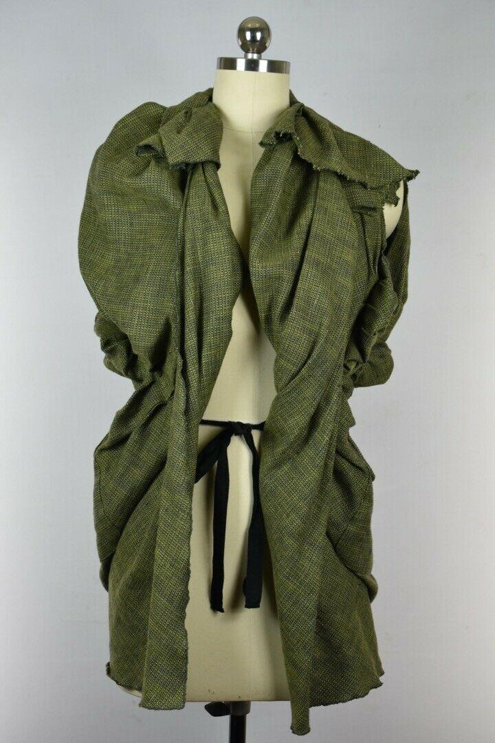 Marni Women's Sleeveless Open Front Sac Tweed Jacket Size 40 NEW