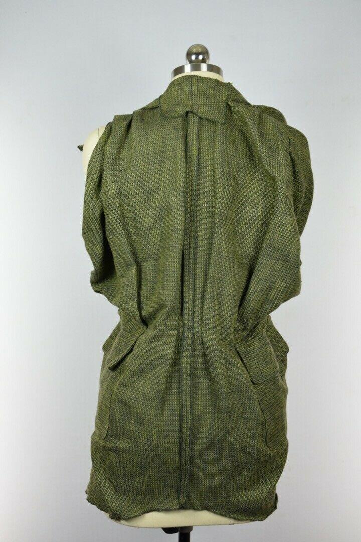 Marni Women's Sleeveless Open Front Sac Tweed Jacket Size 40 NEW