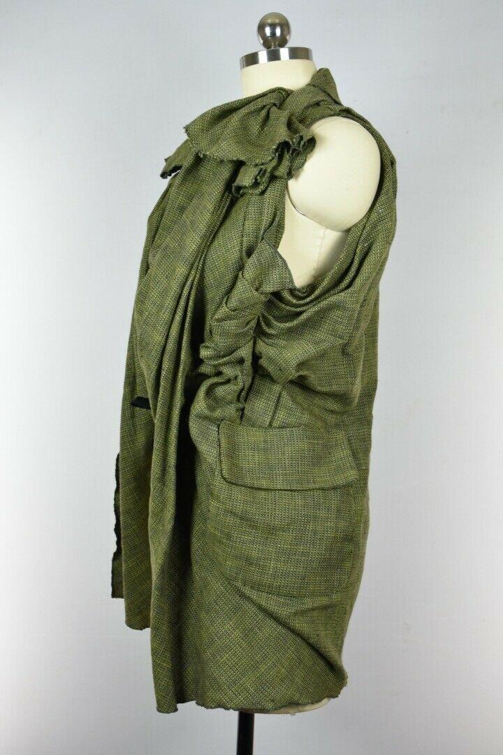 Marni Women's Sleeveless Open Front Sac Tweed Jacket Size 40 NEW