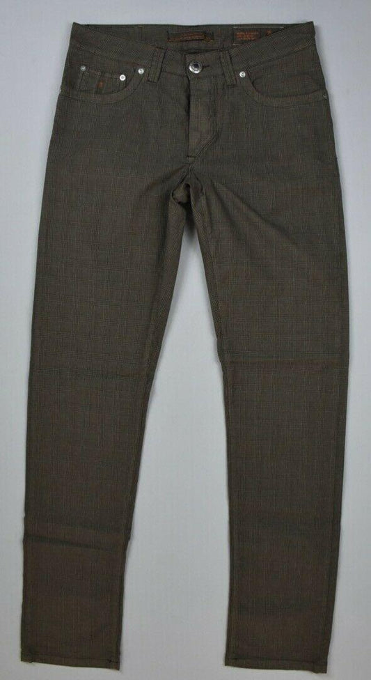 Barba Napoli Men's Limited Edition Glen Plaid Pants Size 32/47 New $300 SKU 15/2