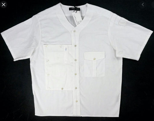 LONG JOURNEY MEN'S WHITE SCOUT Short Sleeve Shirt New $290 BLM1-H