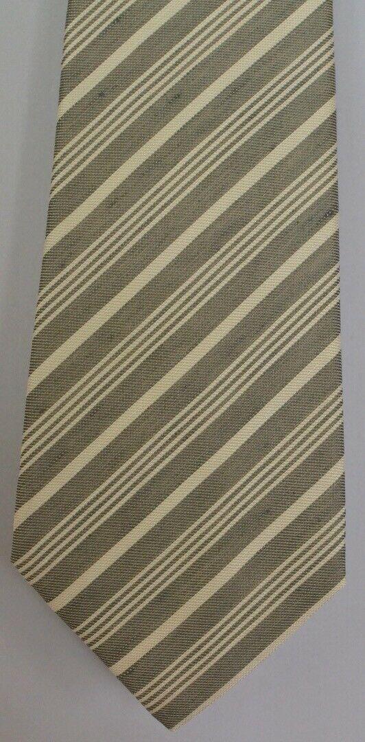 Kiton Napoli Mens 7 Fold Handmade Linen Tie NEW 59" X 3.5" SKU B33/9 $295