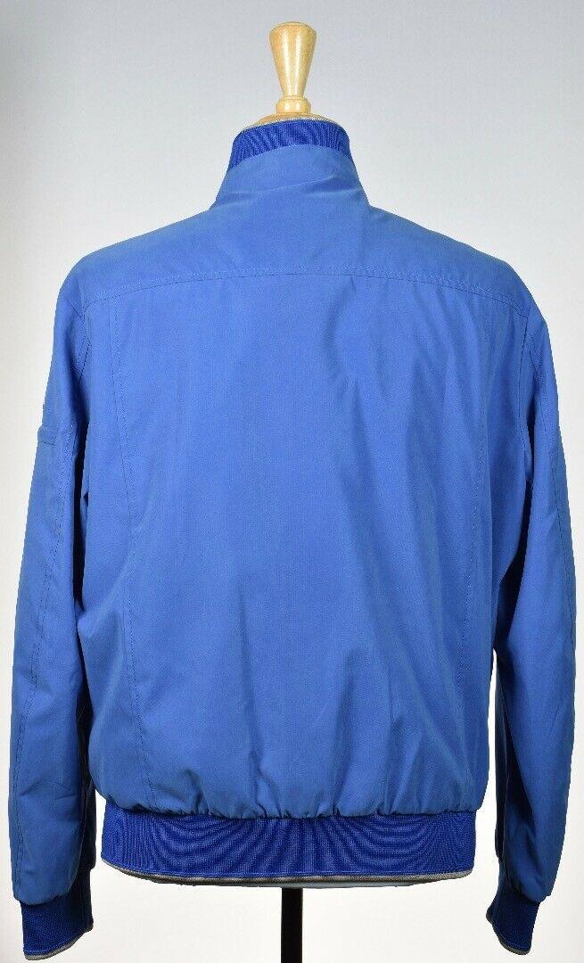 PAUL & SHARK Yachting Mens Suede Detail Light Blue Jacket Size L NEW BIN12-76