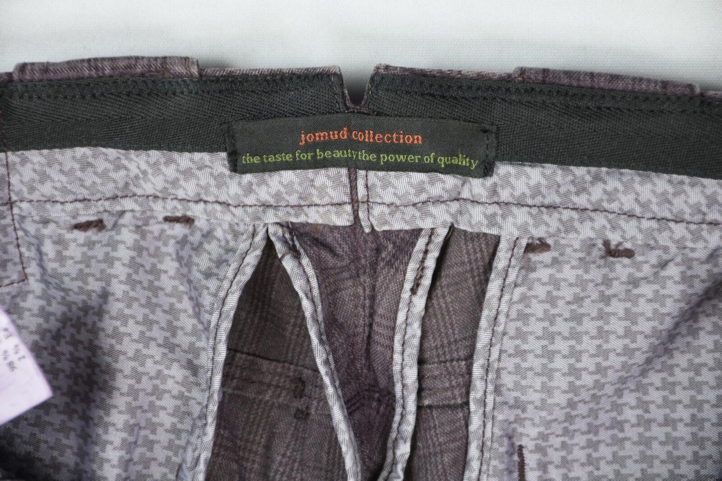 Barba Napoli Men's Limited Edition Glen Plaid Pants Size 30/45 New $300 SKU 15/3