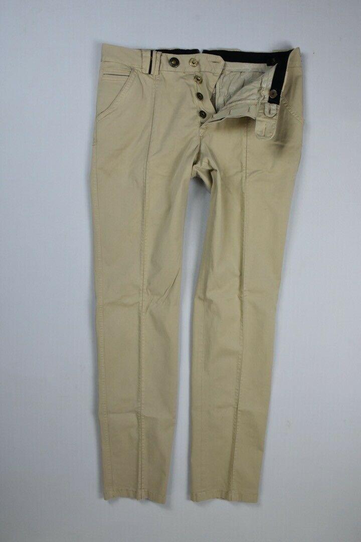 Barba Napoli Men's Limited Edition Khaki Pants Size 33/48 New $300 SKU 16/25