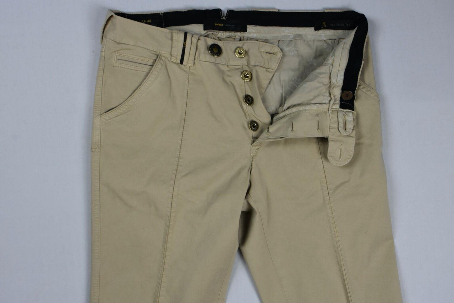 Barba Napoli Men's Limited Edition Khaki Pants Size 33/48 New $300 SKU 16/25