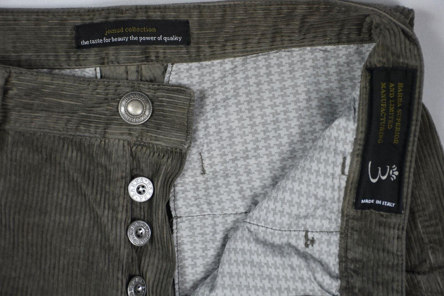 Barba Napoli Men's Limited Edition Corduroy Pants Size 32/47 New $325