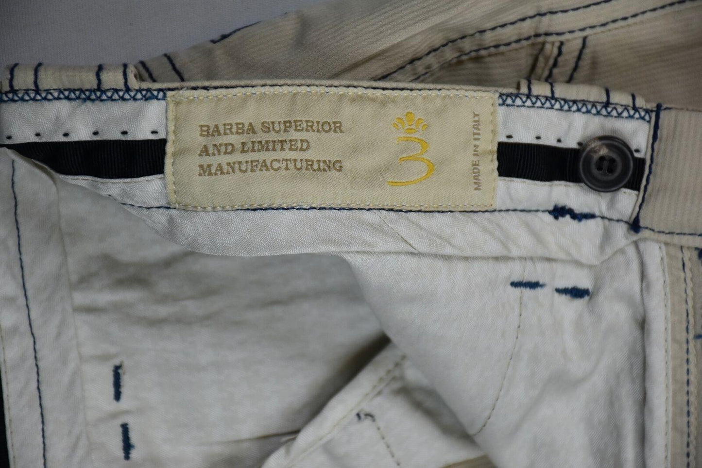 Barba Napoli Men's Limited Edition Stripe Pants Size 31/46 New $300