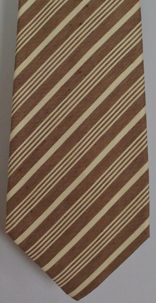 Kiton Napoli Mens 7 Fold Handmade Linen Tie NEW 59" X 3.5" SKU B33/3 $295