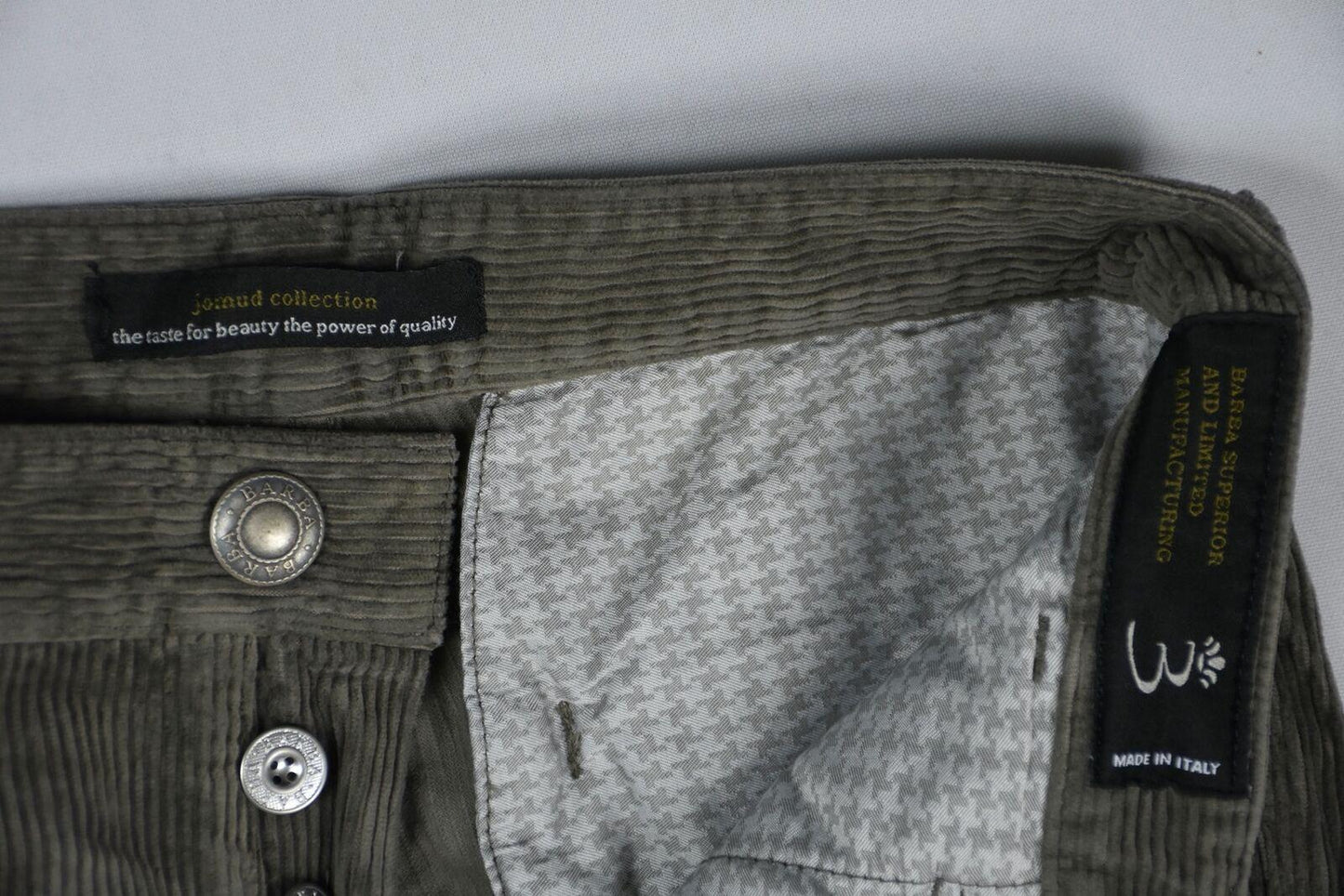 Barba Napoli Men's Limited Edition Corduroy Pants Size 32/47 New $300