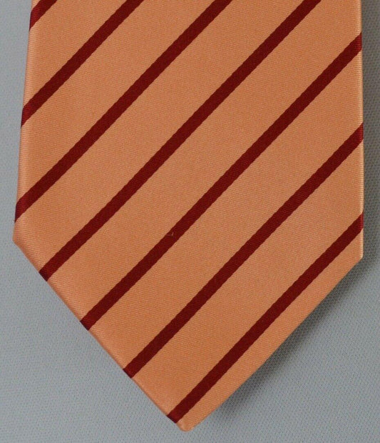 Kiton Napoli Mens 7 Fold Handmade Silk Stripe Tie NEW 59" X 3.5" SKU B31/30 $295