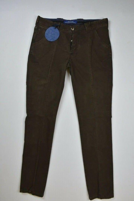 Barba Napoli Men's Limited Edition Brown Pants Size 35/50 New $300 SKU 15/1