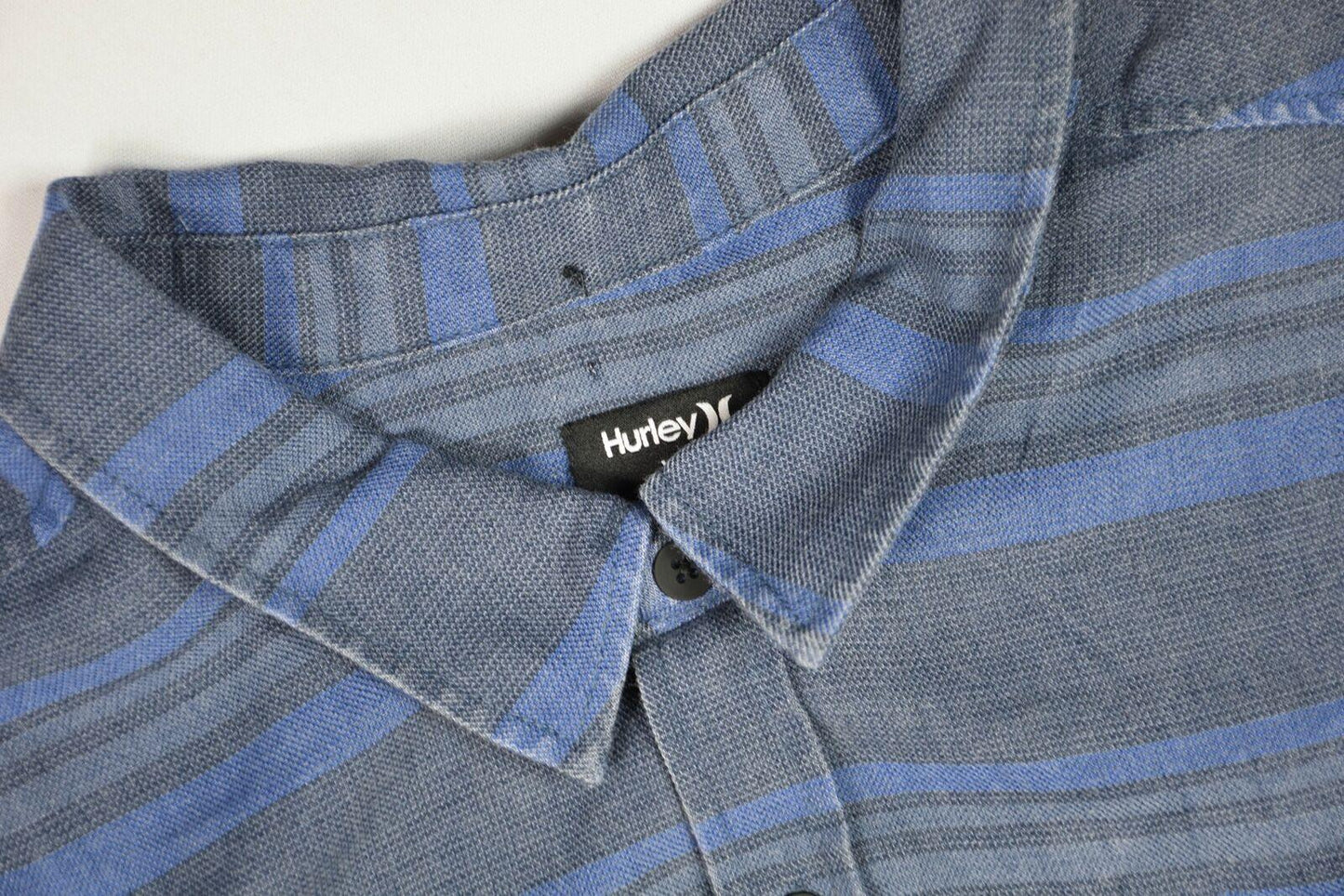 Hurley Men's Darian Long Sleeve Blue Shirt Size XXL New $55 MACY2-18