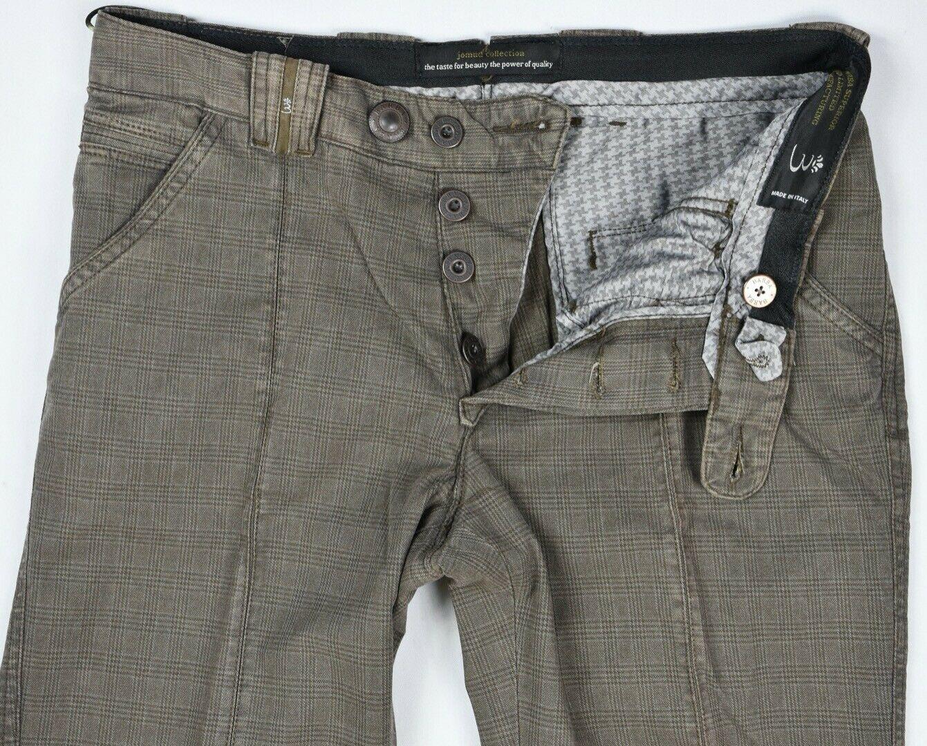 Barba Napoli Men's Limited Edition Glen Plaid Pants Size 31/46 New $300 SKU 15/6