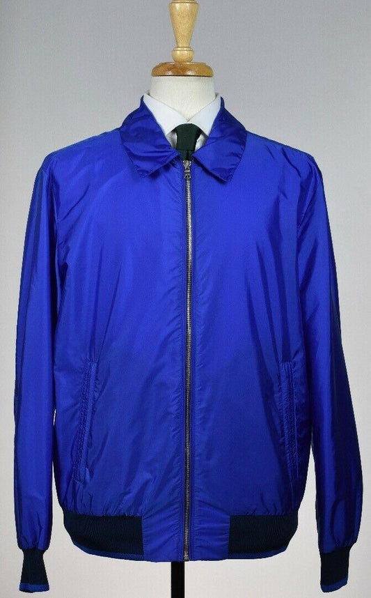 PAUL & SHARK Yachting Mens Blue Nylon Jacket Size L NEW BIN12-56