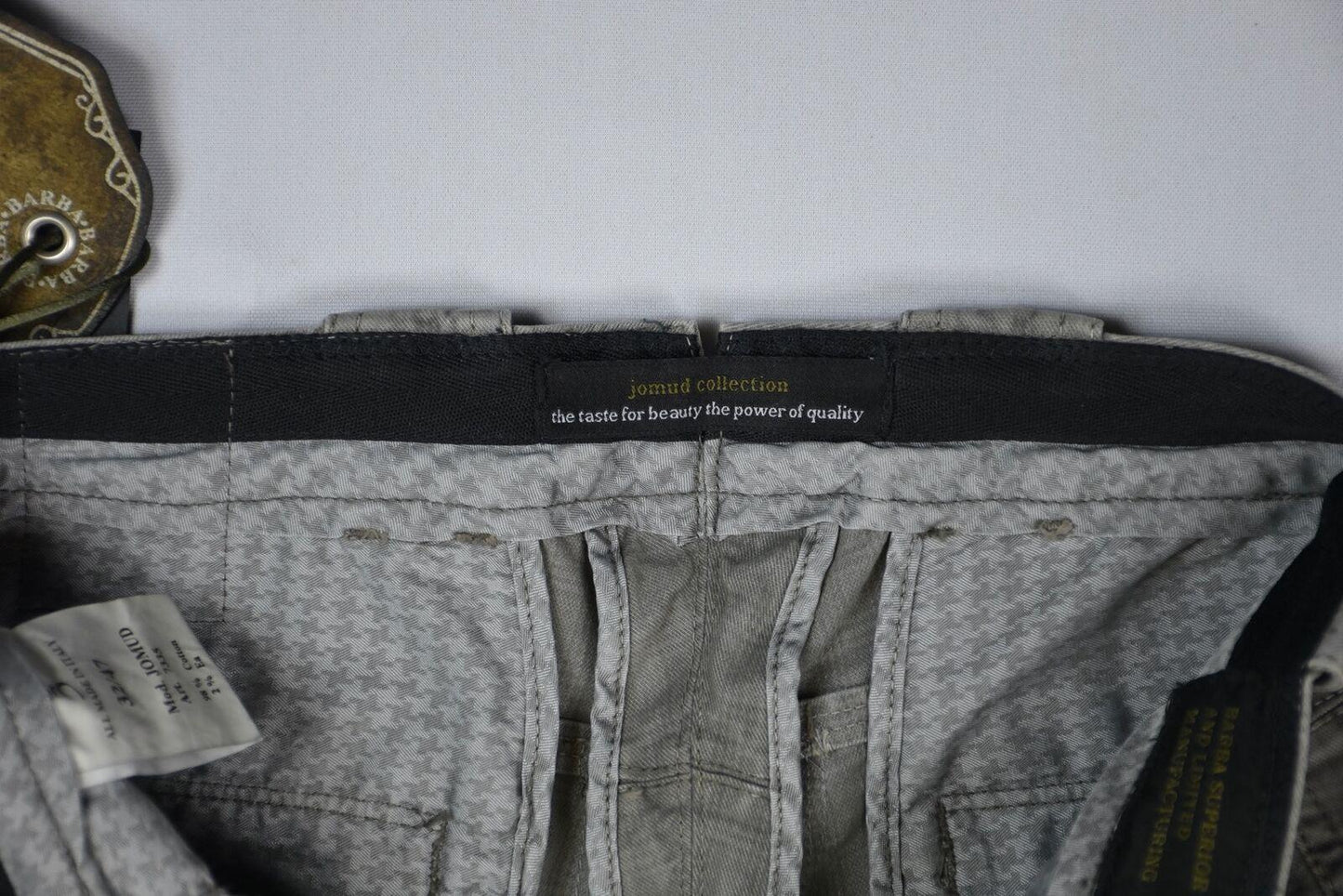 Barba Napoli Men's Limited Edition Glen Plaid Pants Size 32/47 New $300