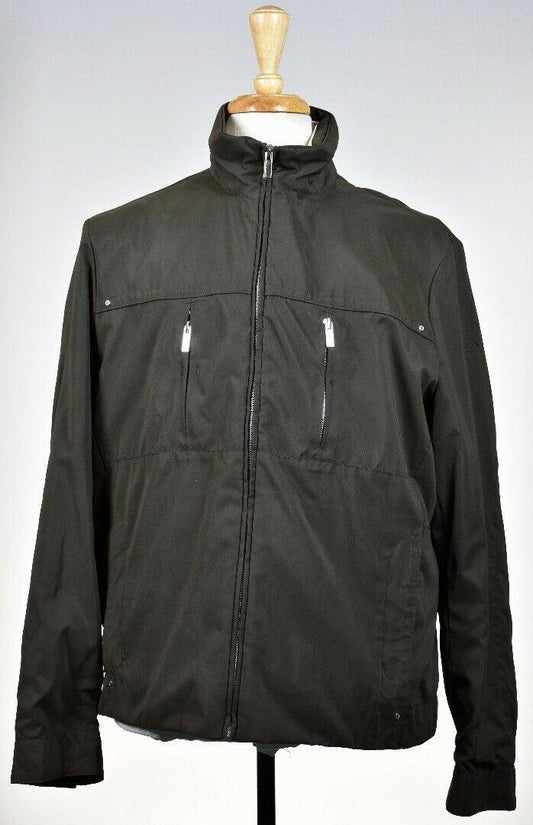 PAUL & SHARK Yachting Mens Dark Brown Polyester Nylon Jacket Size L NEW BIN12-36