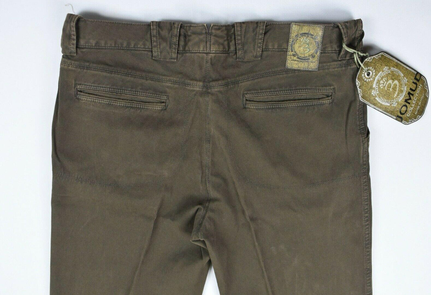 Barba Napoli Men's Brown Twill Pants Size 31/46 New $325