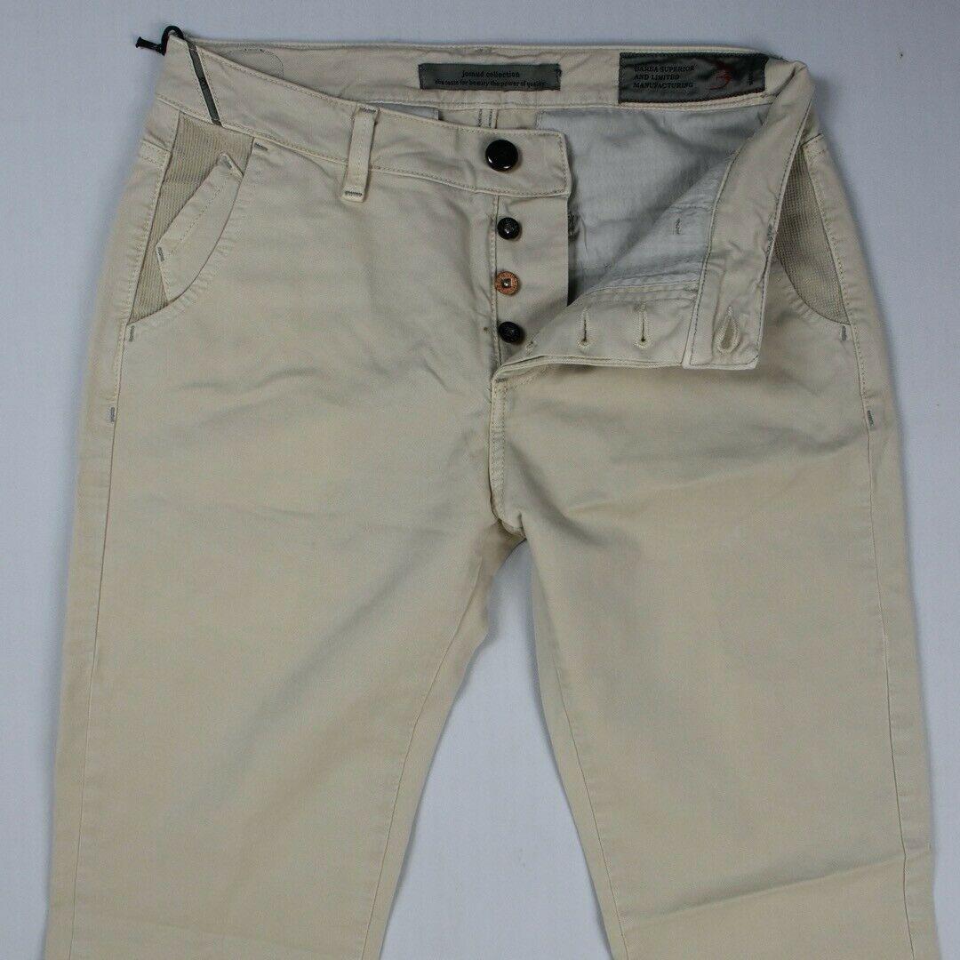 Barba Napoli Men's Khaki Twill Pants Size 31/46 New $325 SKU 15/14