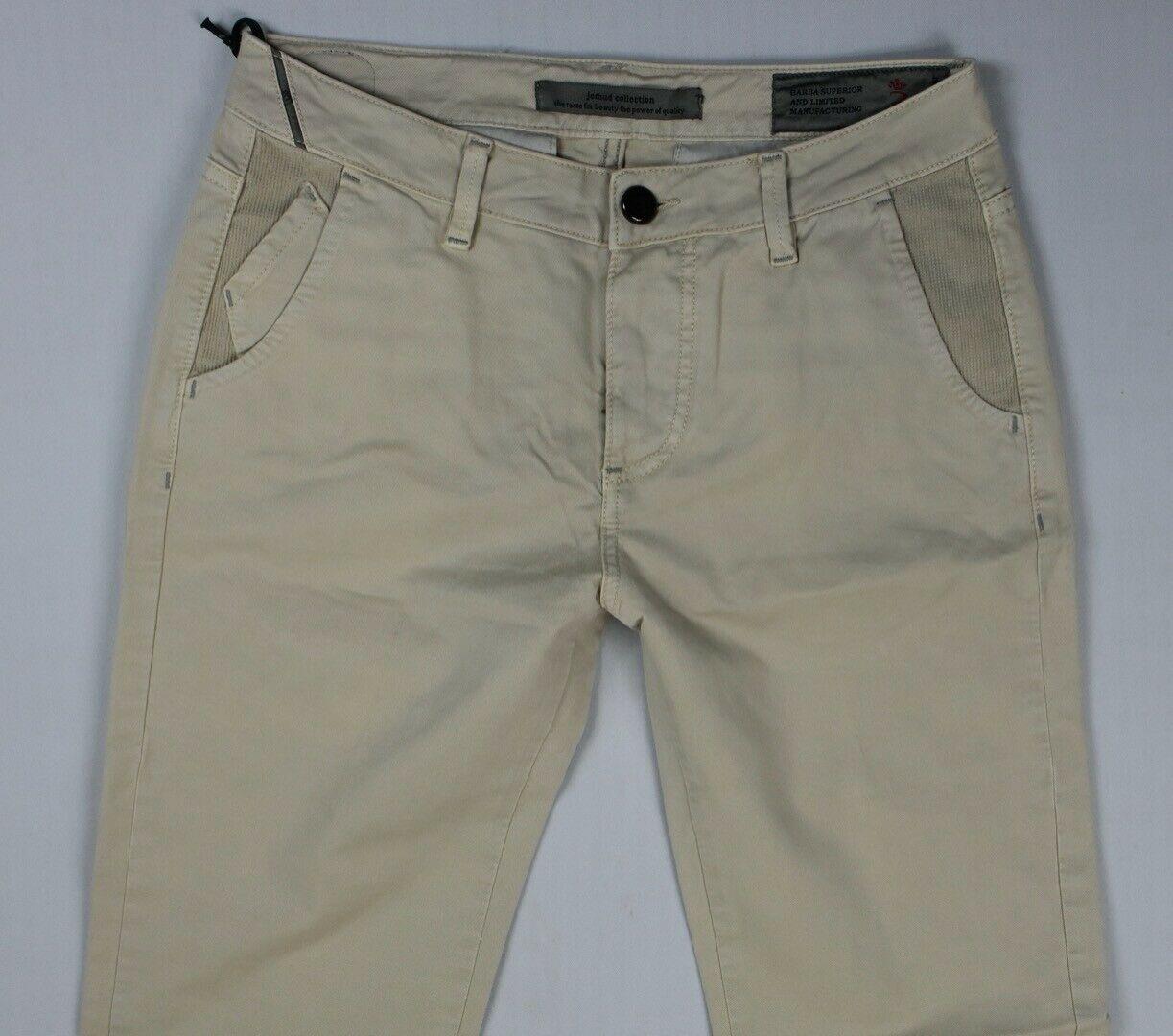 Barba Napoli Men's Khaki Twill Pants Size 31/46 New $325 SKU 15/14