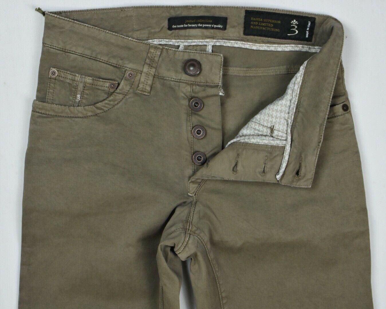 Barba Napoli Men's Limited Edition Olive Pants Size 30/45 New $300 SKU 15/11