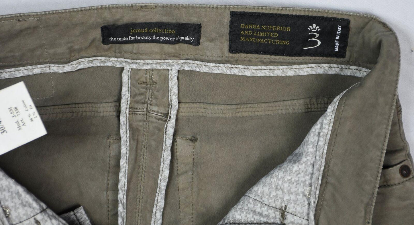 Barba Napoli Men's Limited Edition Olive Pants Size 30/45 New $300 SKU 15/11