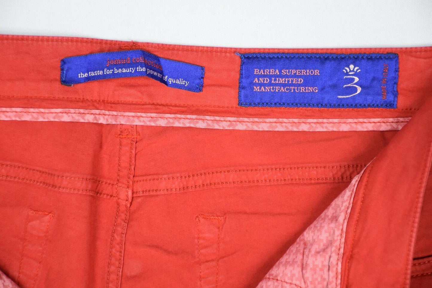 Barba Napoli Men's Limited Edition Red Pants Size 33/48 New $300