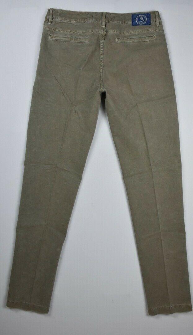 Barba Napoli Men's Brown Fancy Woven Pants Size 33/48 New $300