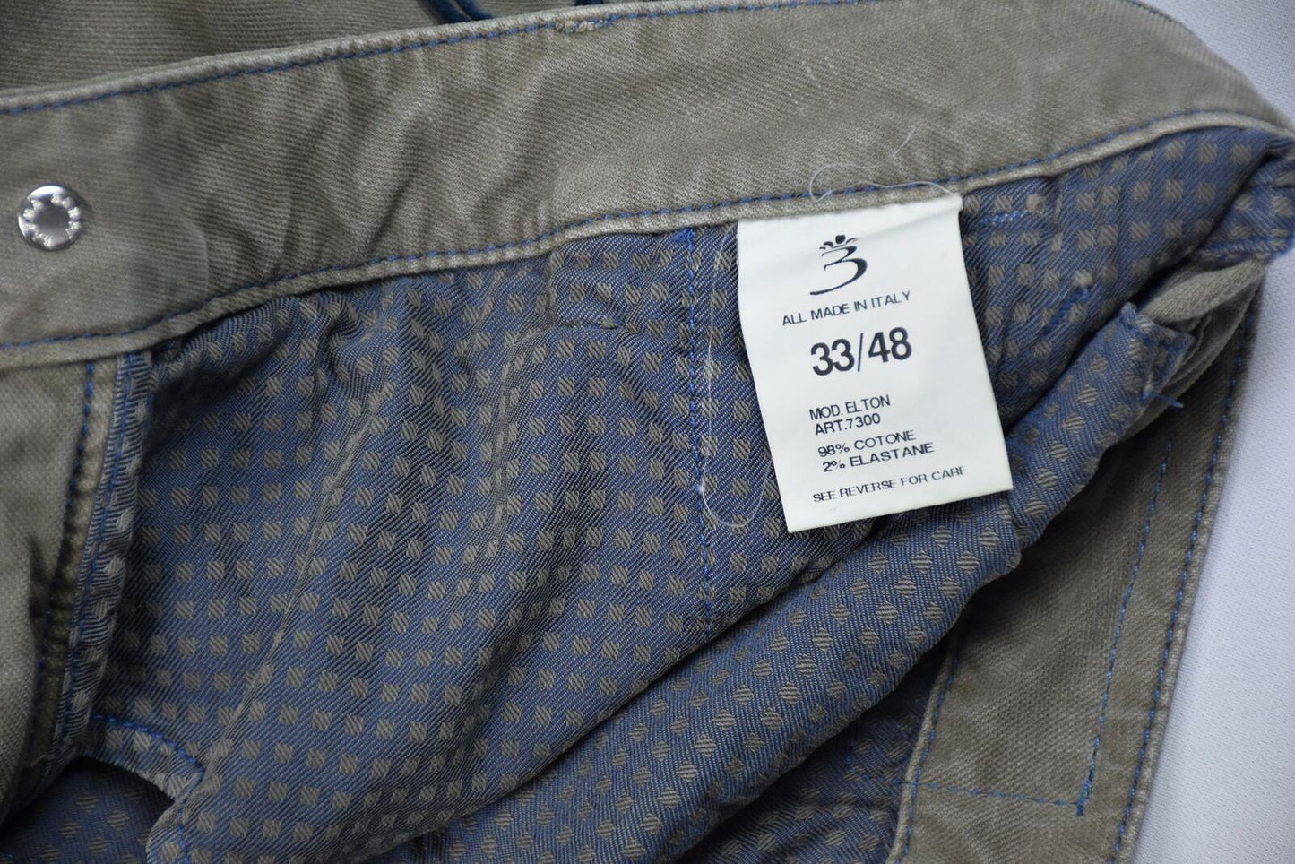 Barba Napoli Men's Brown Fancy Woven Pants Size 33/48 New $300