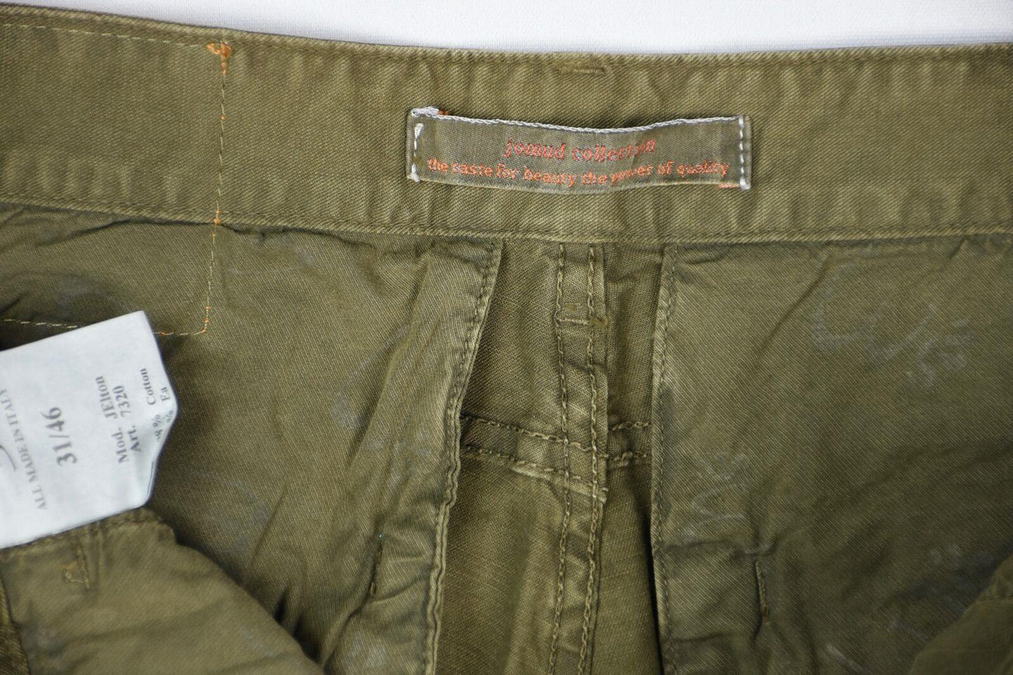 Barba Napoli Men's Green Pants Size 31/46 New $325 SKU 15/12