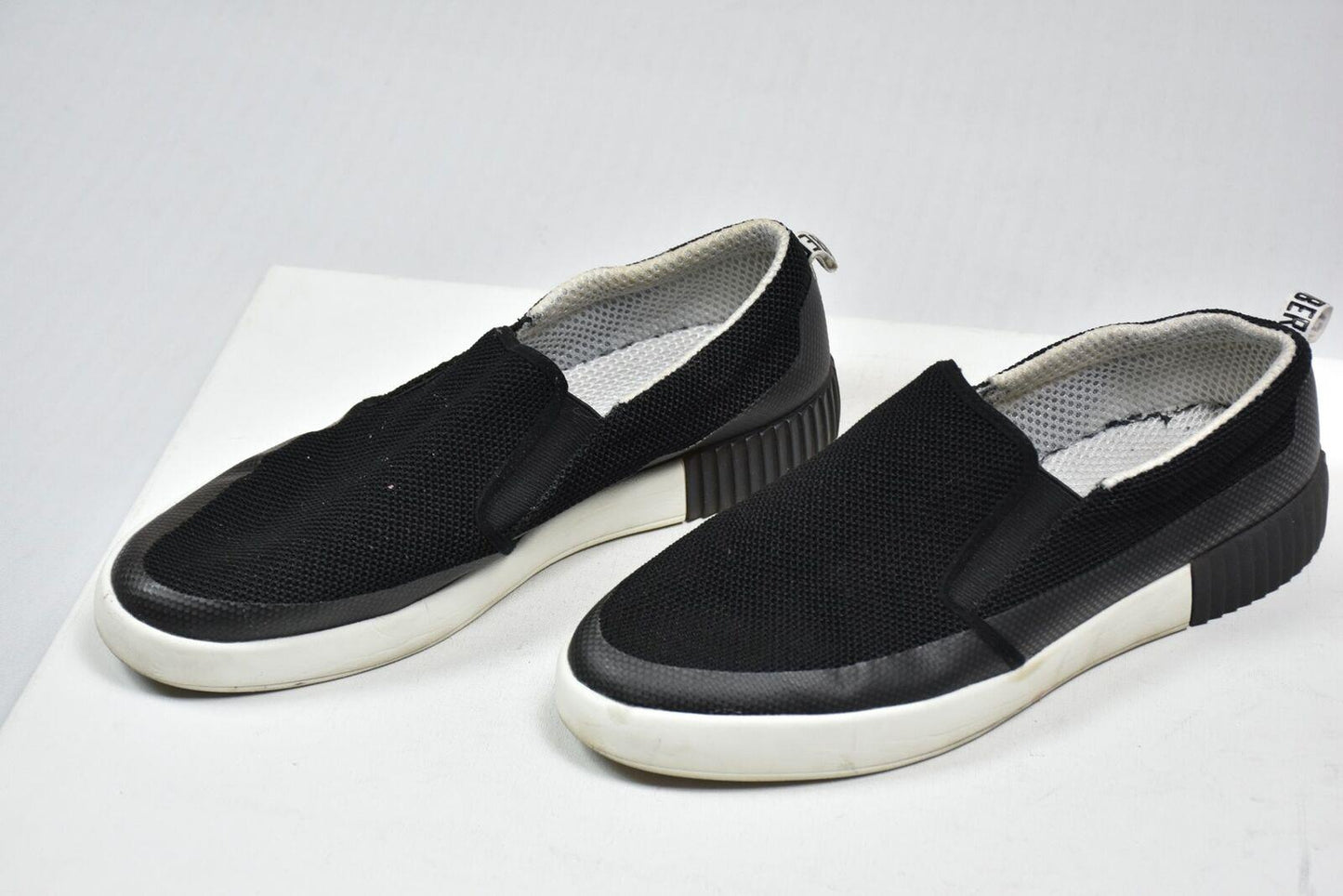 Bikkembergs Men's COSMOS 2177 SLIP ON M FABRIC/TPU BLACK/WHITE Shoes 46 /13 US