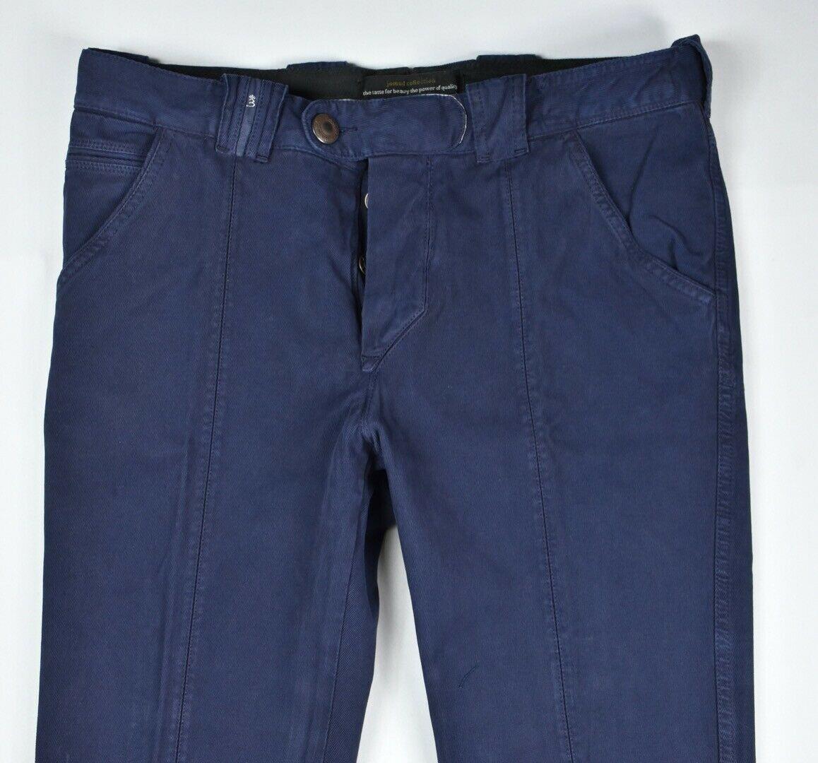 Barba Napoli Men's Navy Twill Chino Pants Size 33/48 New $325