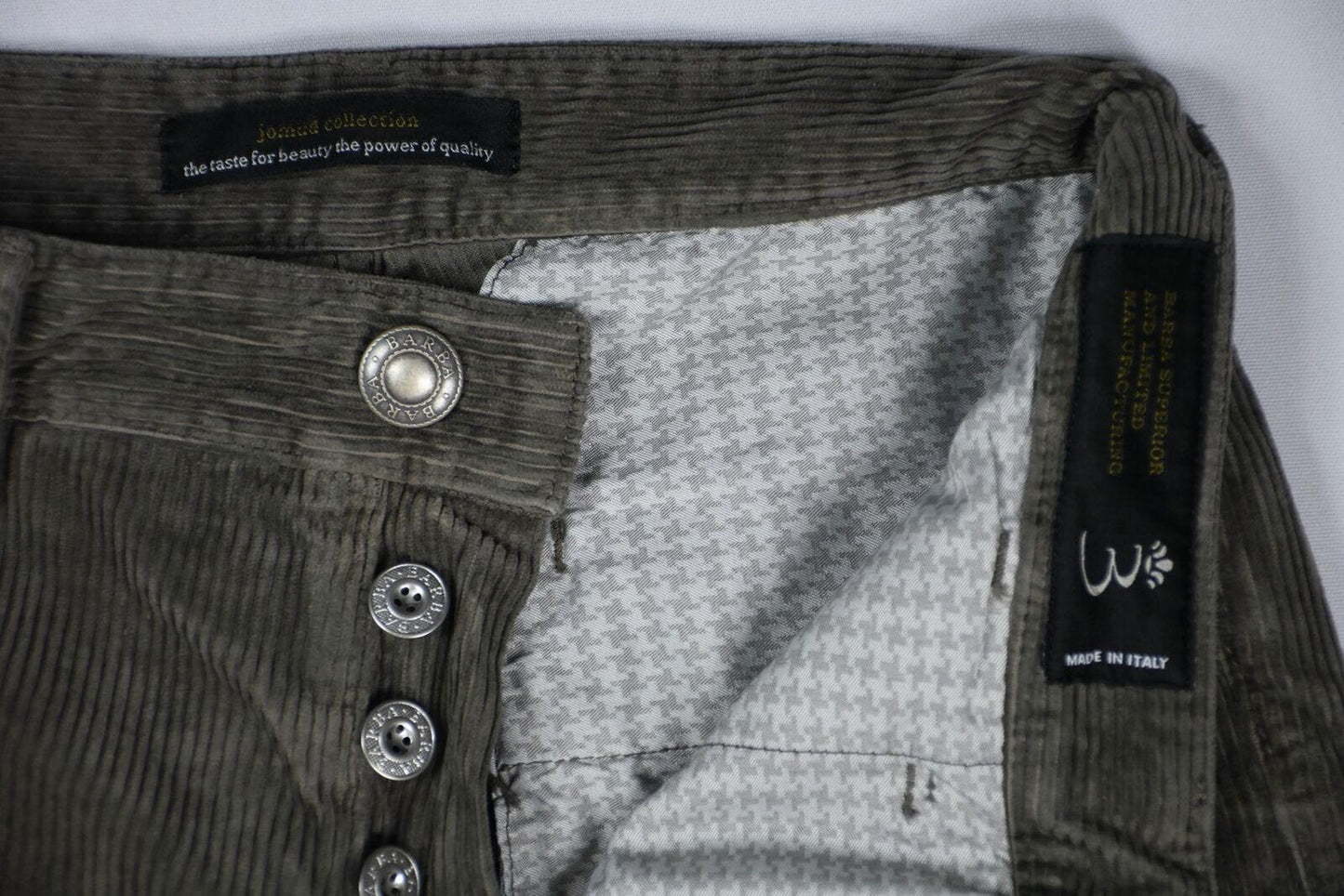 Barba Napoli Men's Limited Edition Corduroy Pants Size 32/47 New $300 -