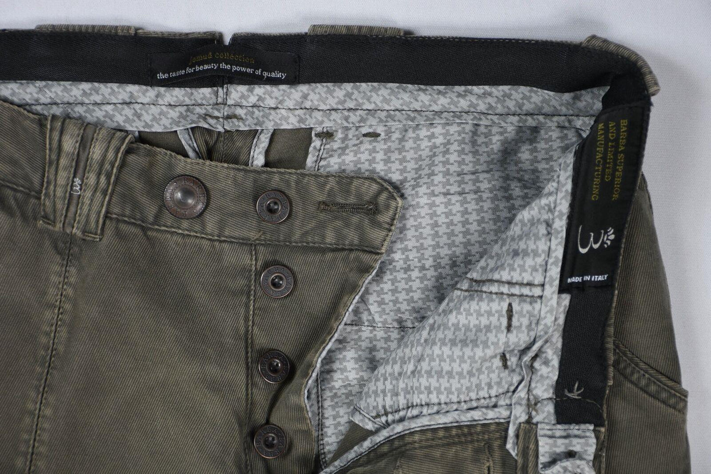 Barba Napoli Men's Limited Edition Thick Twill Pants Sz 33/48 New $300