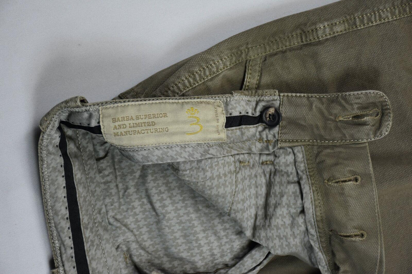 Barba Napoli Men's Limited Edition Woven Pants Size 33/48 New $300