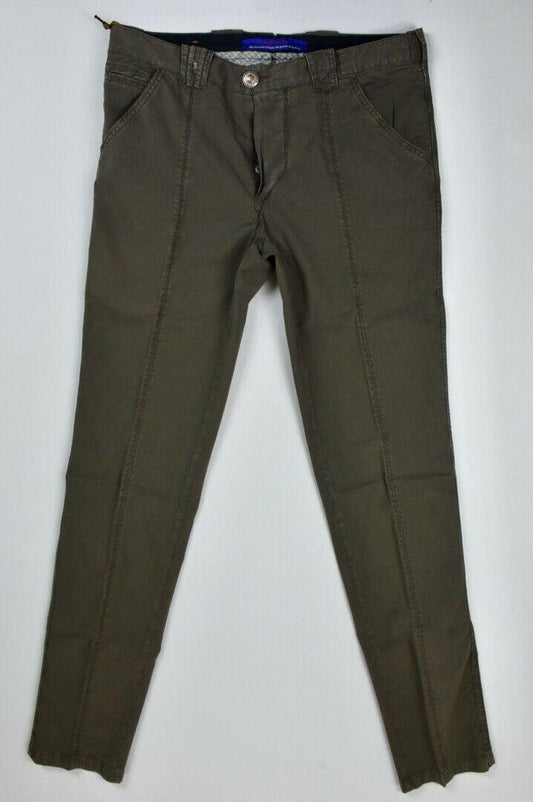 Barba Napoli Men's Limited Edition Fancy Woven Pants 33/48 New $300 SKU 16/18