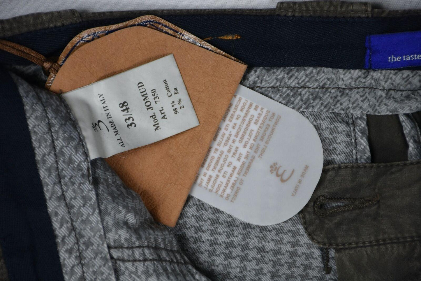 Barba Napoli Men's Limited Edition Fancy Woven Pants 33/48 New $300