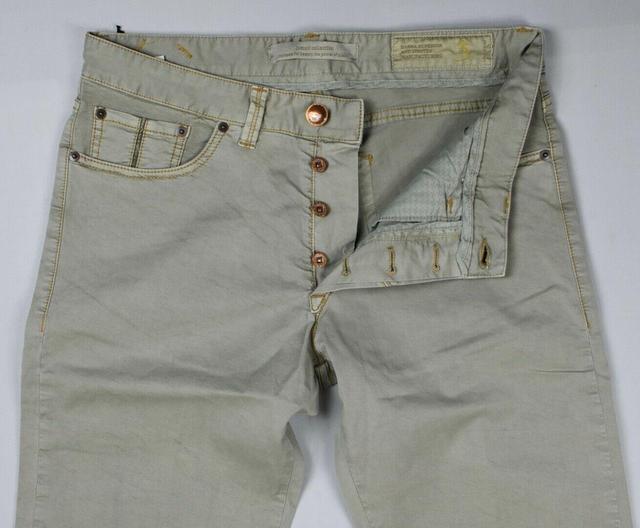 Barba Napoli Men's Limited Edition Gray Jeans Size 31/46 New $325