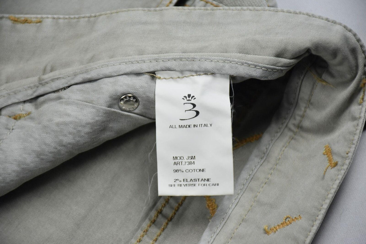 Barba Napoli Men's Limited Edition Gray Jeans Size 31/46 New $325