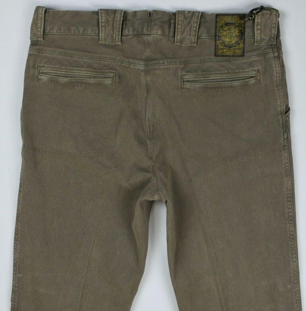 Barba Napoli Men's Limited Edition Olive Twill Pants Sz 32/47 New $300 SKU 15/7