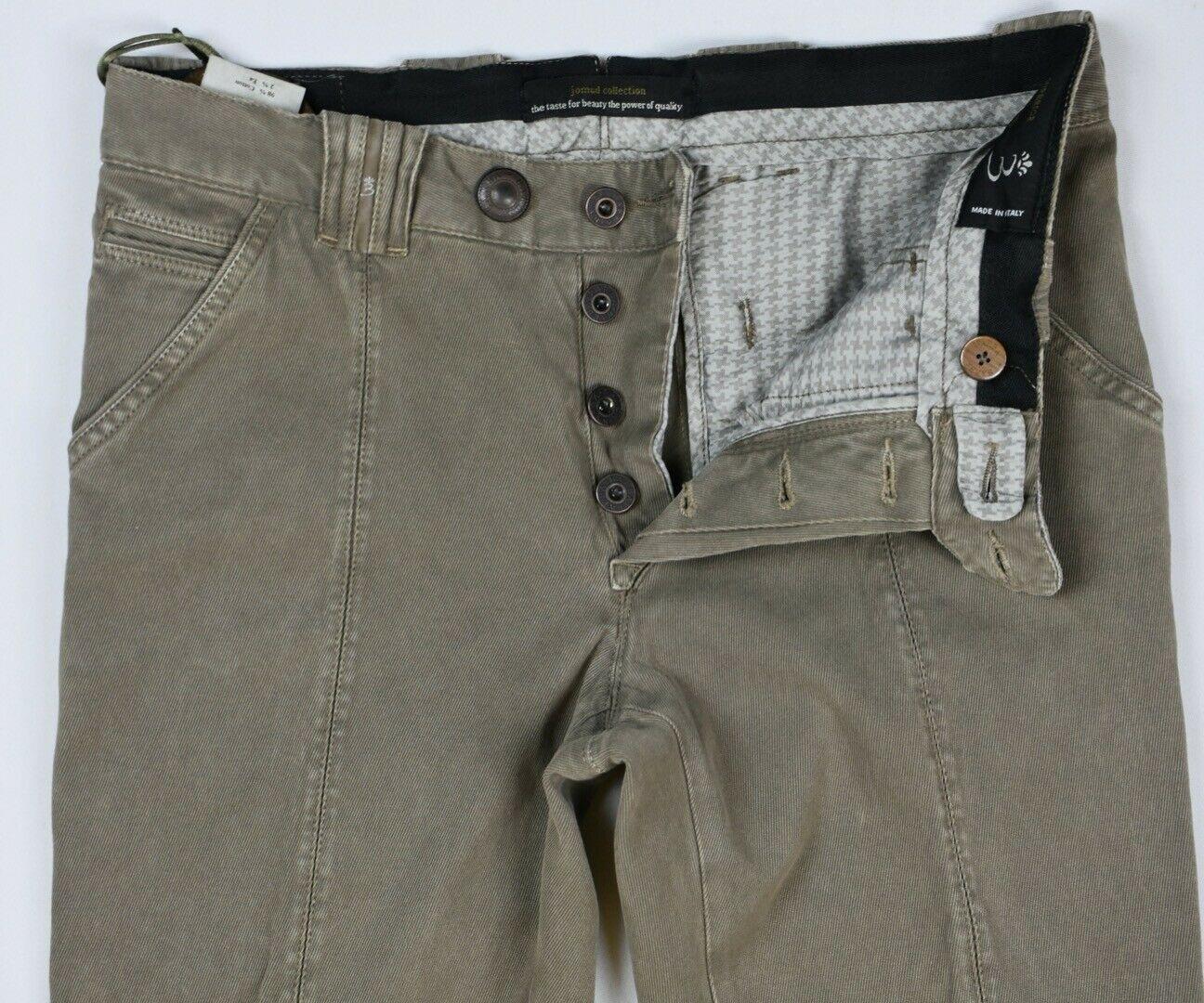 Barba Napoli Men's Limited Edition Olive Twill Pants Sz 32/47 New $300 SKU 15/7