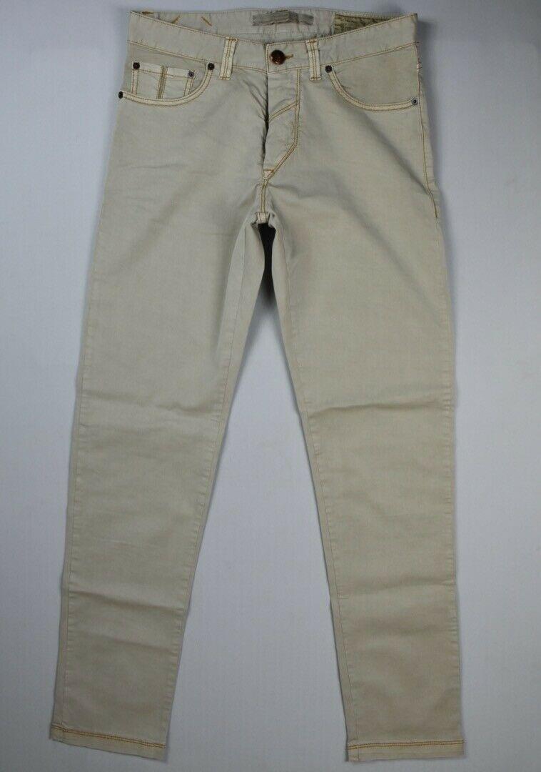 Barba Napoli Men's Limited Edition Light Khaki Jeans 33/48 New $325 SKU 18/19