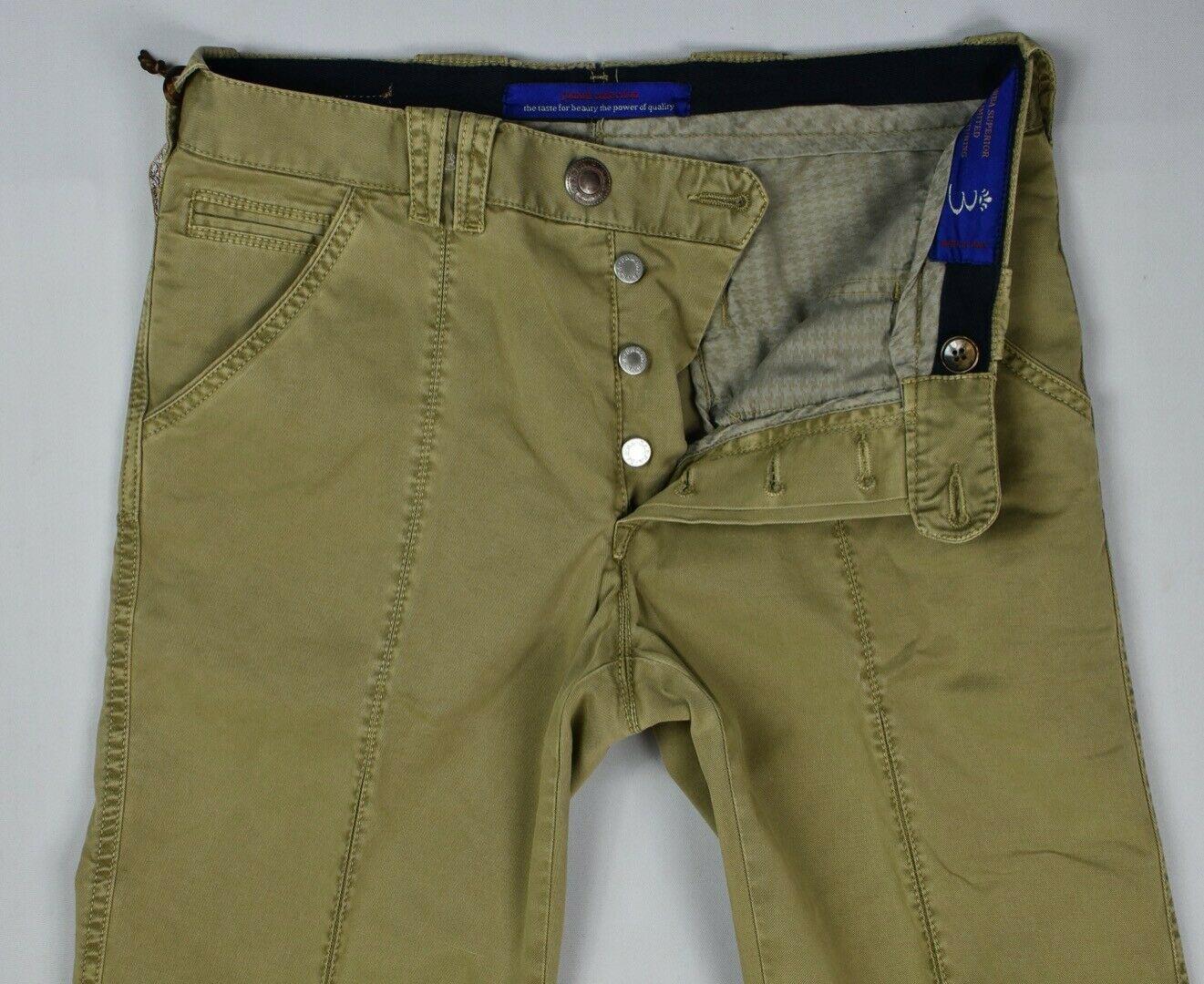 Barba Napoli Men's Slim Chino Pants Size 37/53 New $325 SKU 18/20