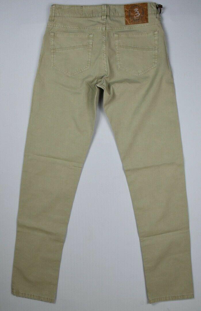 Barba Napoli Men's Limited Edition Khaki Jeans Size 32/47 New $325.
