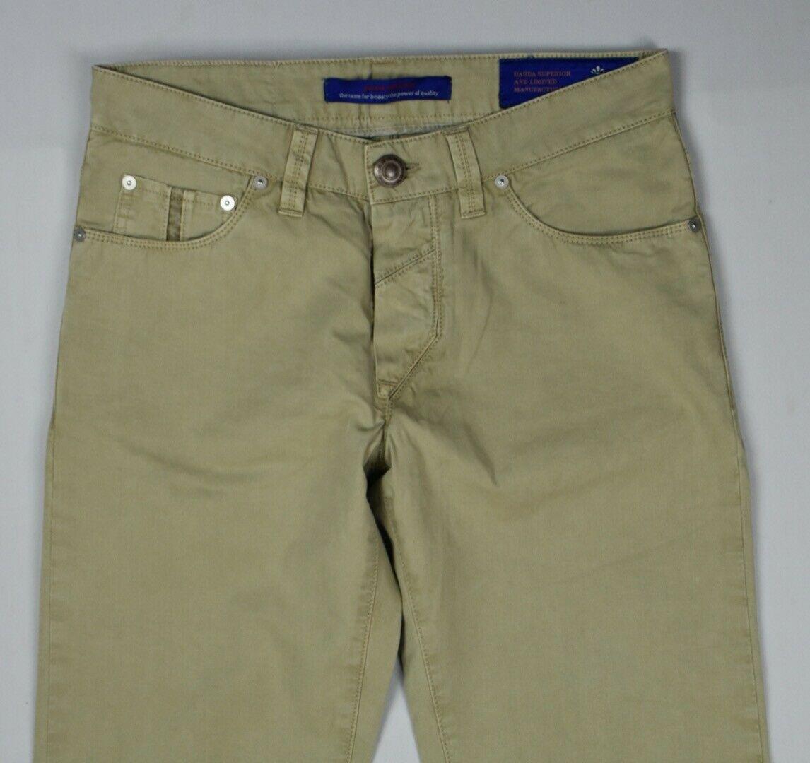 Barba Napoli Men's Limited Edition Khaki Jeans Size 32/47 New $325.