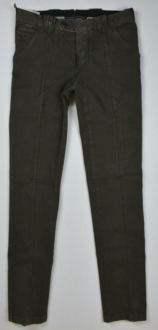 Barba Napoli Men's Dark Brown Fancy Woven Pants Size 31/46 New $325 SKU 15/7